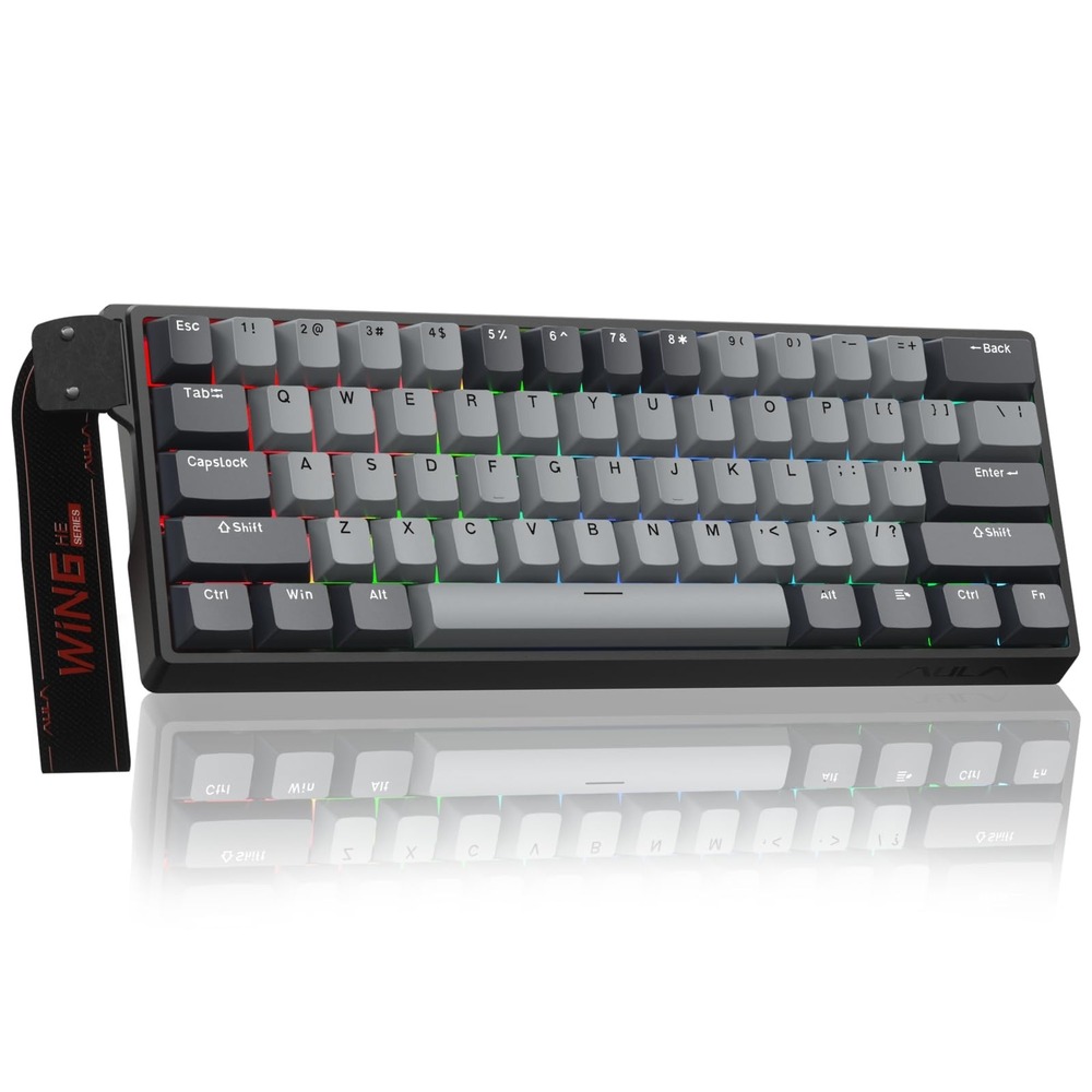 AULA WIN60 HE PRO 60% Magnetic Switch Gaming Keyboard RGB 8000Hz Rapid Trigger